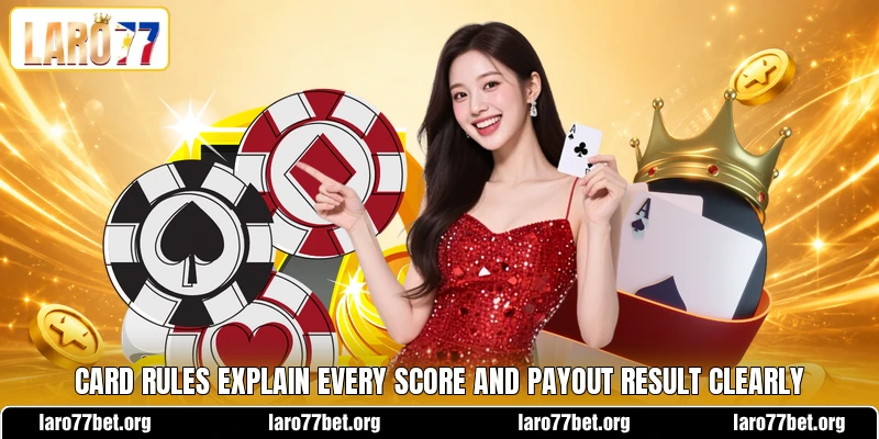 Card rules explain every score and payout result clearly Card rules explain every score and payout result clearly