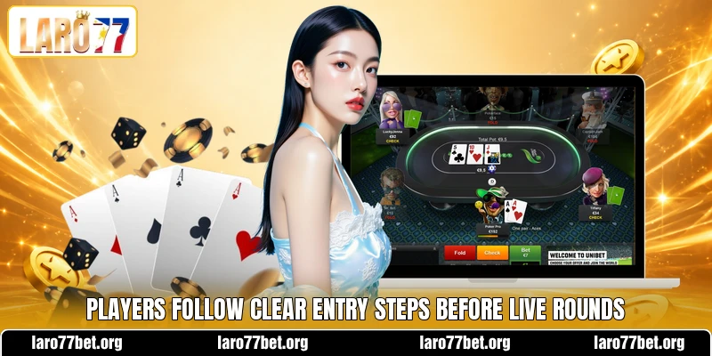 Players follow each round through clear card procedures