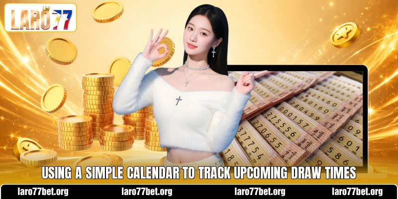 Using a simple calendar to track upcoming draw times Using a simple calendar to track upcoming draw times